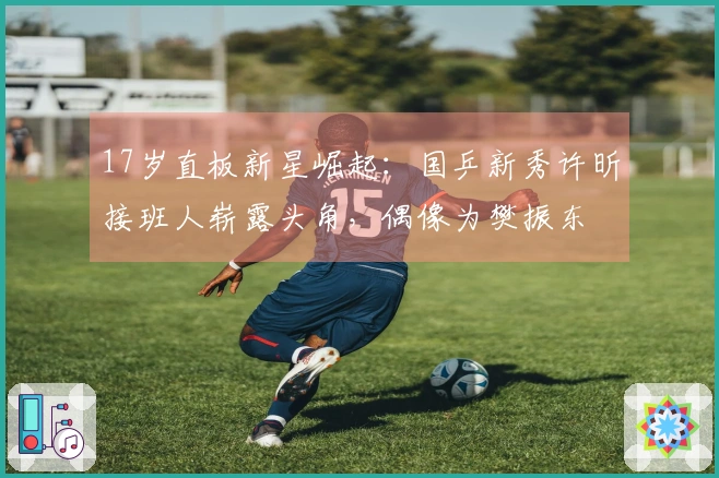 17岁直板新星崛起：国乒新秀许昕接班人崭露头角，偶像为樊振东